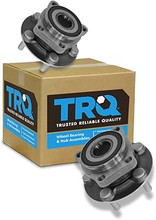TRQ Front Wheel Bearing &amp; Hub Assembly Set | For 12-14 Subaru Impreza 05-14 Legacy Outback 13-14 XV Crosstrek 09-14 Forester Pair