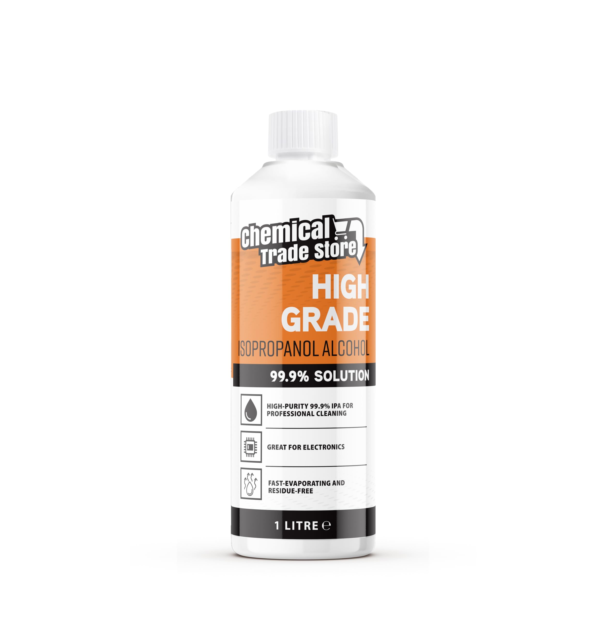 Chemical Trade Store - Isopropanol Alcohol 99.9%, 1 Litre - High-Purity Isopropy