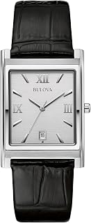Bulova Men's 96B107 Strap Silver Dial Watch