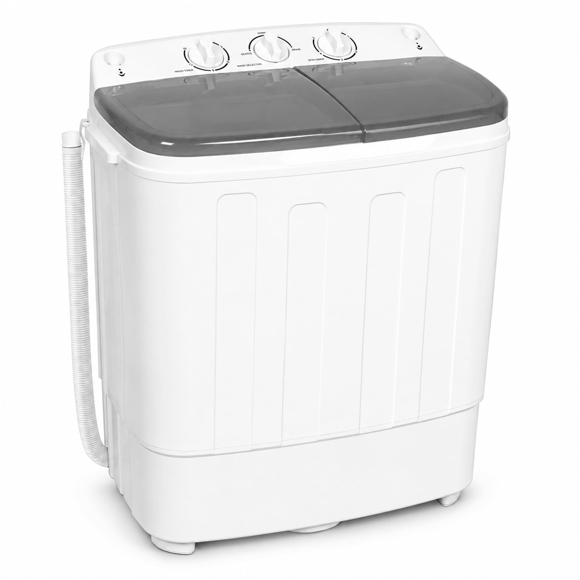 Superday Portable Washing Machine, 25.3lbs Mini Washing Machine and Spin Dryer C