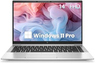 HP EliteBook 840 G8 14"", Intel Core i5-1145G7, 16GB RAM, 256GB SSD (Renewed), Silver