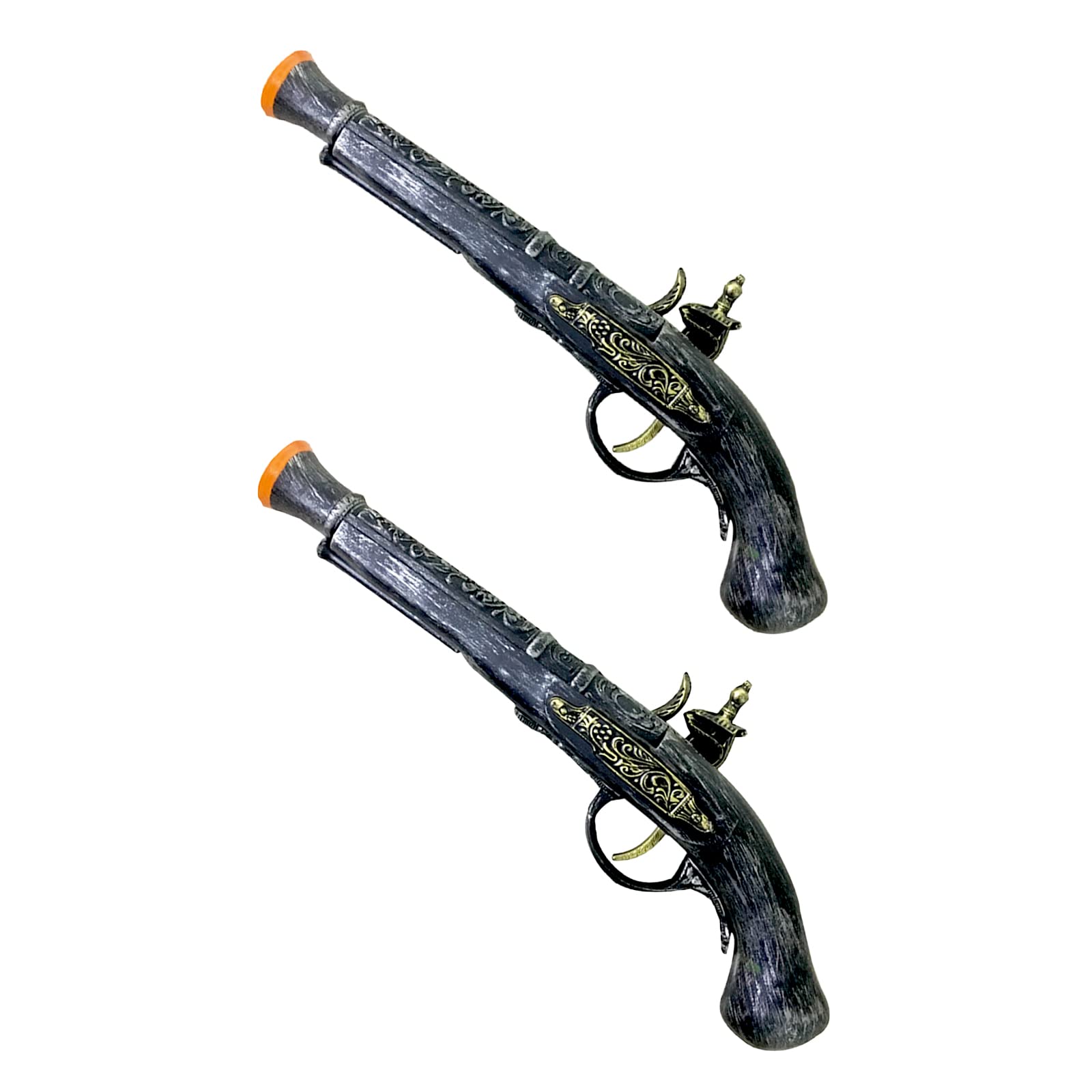 Assassin's Foam Cosplay Flintlock Pistol 2 Pcs Set 1:1 Scale Halloween Costume (