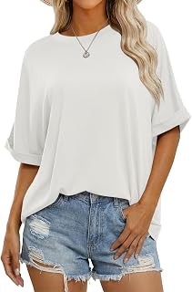 Cicy Bell Women's Oversized Crew Neck T-Shirt