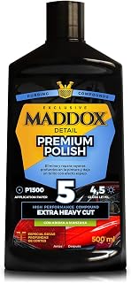 Maddox Detail – Car Polish Deep Scratches Premium Polish 500 ml | High power polish to remove deep scratches, oxidation and paint defects. Manual and Machine Application