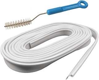 12M Awning Rail Protector Strip for Caravan Campervan & Motorhome – Premium PVC Awning Channel Insert Trim – Cut to Size Rail Filler Protector – 6mm Awning Rail Compatible (1, White)