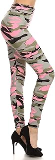 Leggings Depot High Waisted Camouflage & Multiple Print Leggings for Women - Reg, Plus, 1X3X, 3X5X
