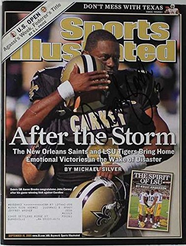 Aaron Brooks Signed Autographed Complete "Sports Illustrated" Magazine - COA Mat
