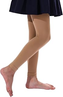 EVERSWE Girl's Microfiber Footless Tights, Ultra Soft Ballet Dance Tights