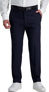 Kenneth Cole REACTION - Slim Fit Solid Performance Dress Pant, Men's Elegant Trousers