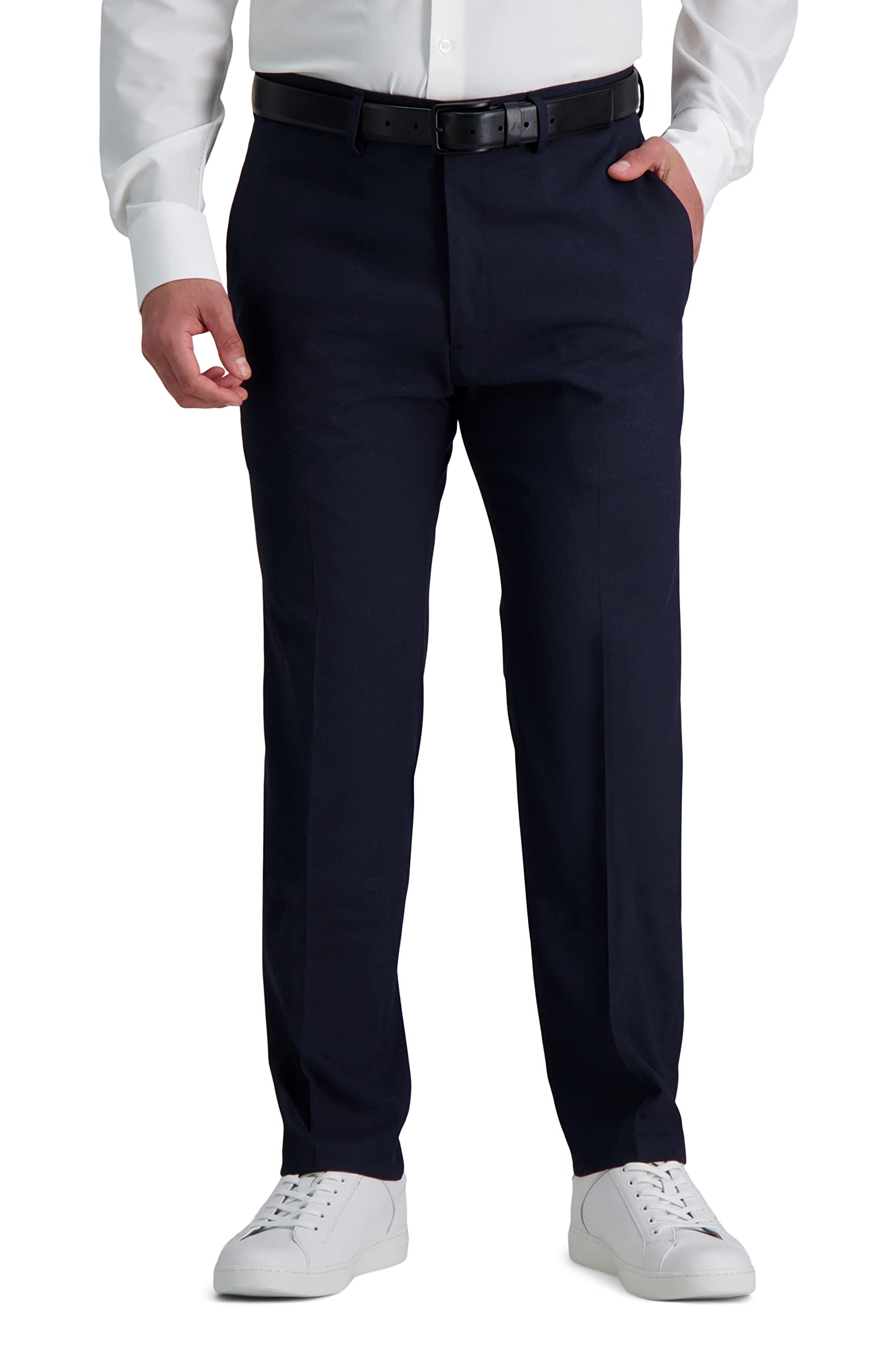 Kenneth Cole REACTION - Slim Fit Solid Performance Dress Pant, Men's Elegant Tro