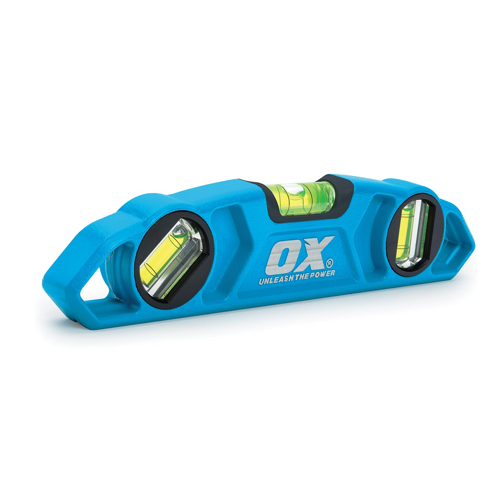 OX Pro Torpedo Level 9"/230mm, Magnetic Boat Level Spirit Level | 3 Easy View Vi