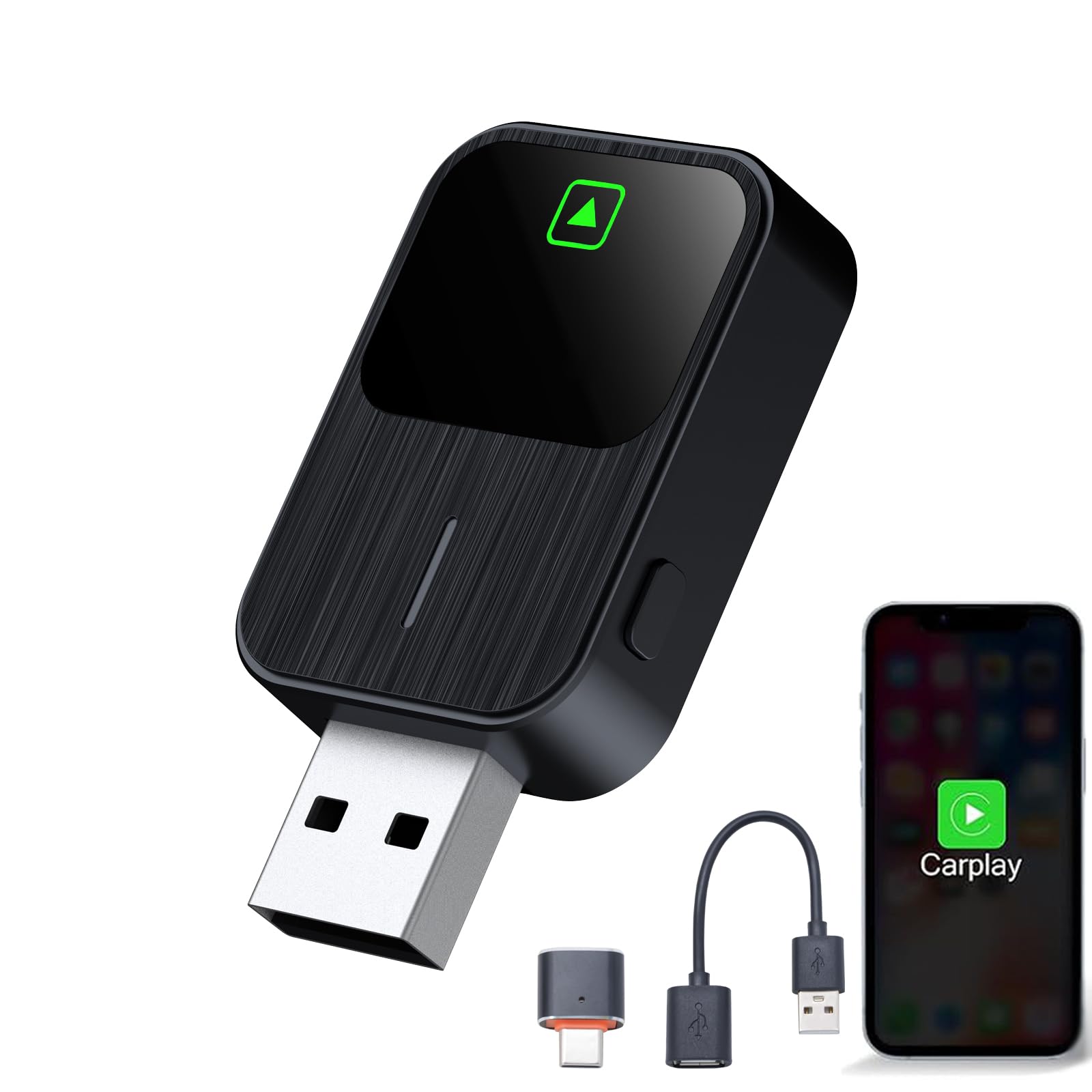 Aieloar Wireless CarPlay Adapter UK for iPhone,Wireless Carplay Dongle adaptor w
