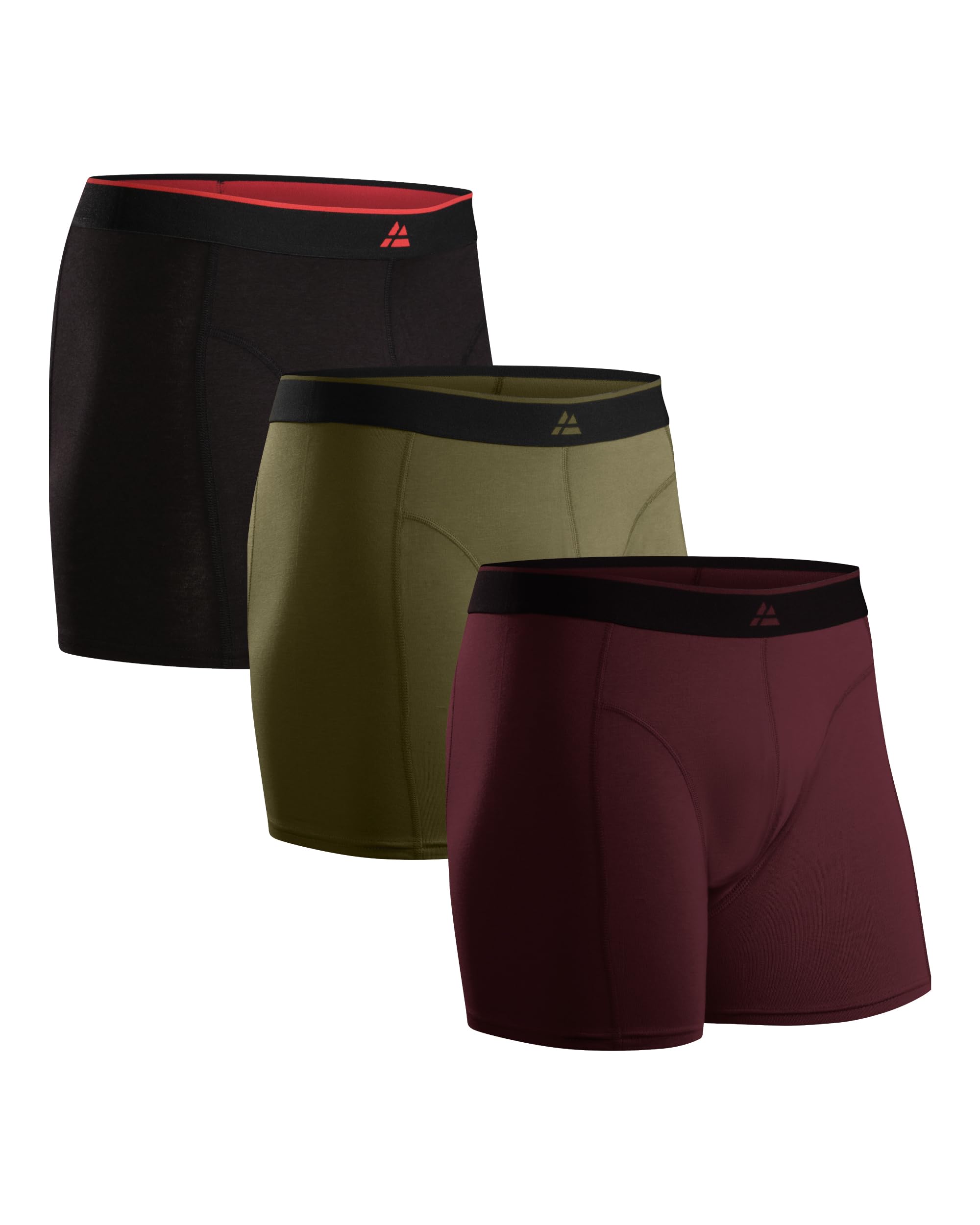 DANISH ENDURANCE Bamboo Boxer Shorts for Men, Breathable Underwear, Soft Antibac