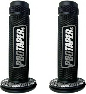 GIONAR Universal Non-Slip Gel Motorbike Grip, Durable Rubber, Fit for Off-road & Pitbikes, Enduro Ready, 7/8" (22mm/left, 24mm/right) Length