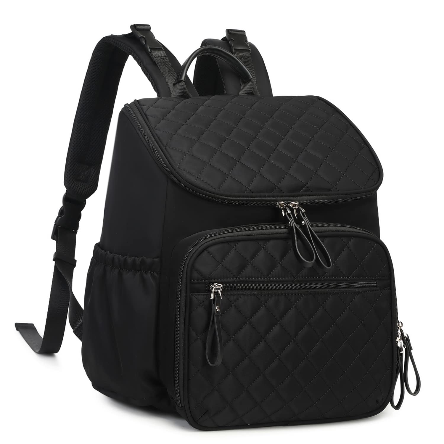 LORADI Lightweight Diaper Bag Backpack | Stroller Clips, Insulated Pockets, Wate