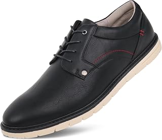 Hawkwell Men's Plus Size Casual Oxfords Shoes Comfortable Business Dress Sneakers UK Size 11 12 13 14 15 16 17 18