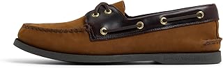 Sperry Men's A/O 2-Eye Lea. Classic Brown Boat Shoes