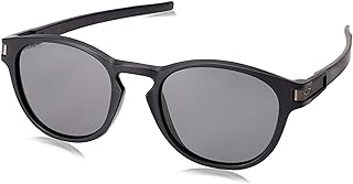 Oakley Men's Latch Asian Fit Sunglasses, OS, Matte Black/Prizm Grey