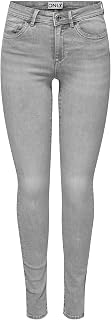 ONLY Onlwauw Pim Jeans Women's Knee Support Medium Waist