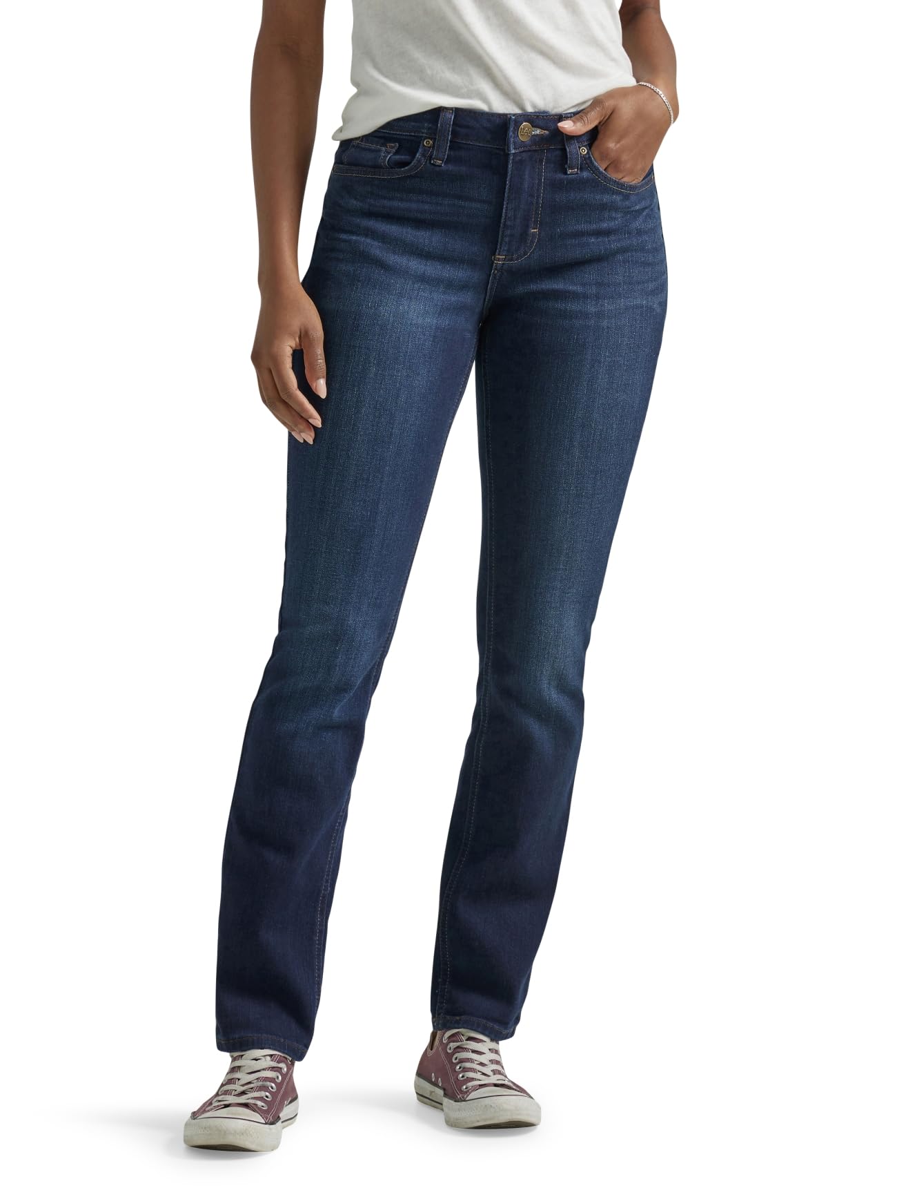 Lee Women's Legendary Mid Rise Straight Leg Jean