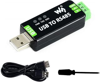Waveshare Industrial USB to RS485 Converter with original FT232RL Built in Embedded Protection Circuits,Resettable fuse, ESD protection, TVS diode