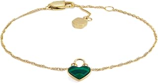 Fossil Women's Ellis Pavé Glitz Gold-Tone Brass Tennis Chain Bracelet