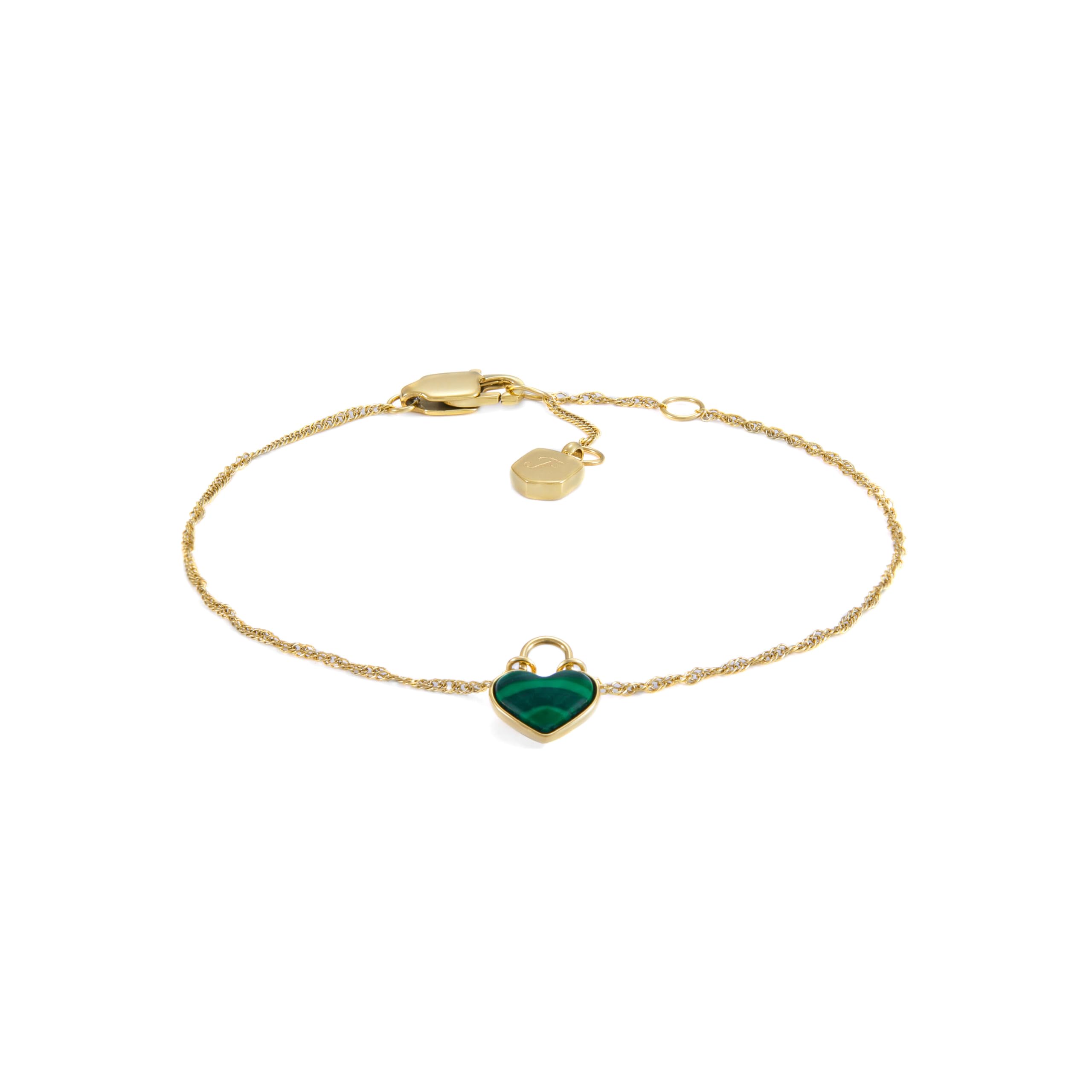 Fossil Women's Ellis Pavé Glitz Gold-Tone Brass Tennis Chain Bracelet