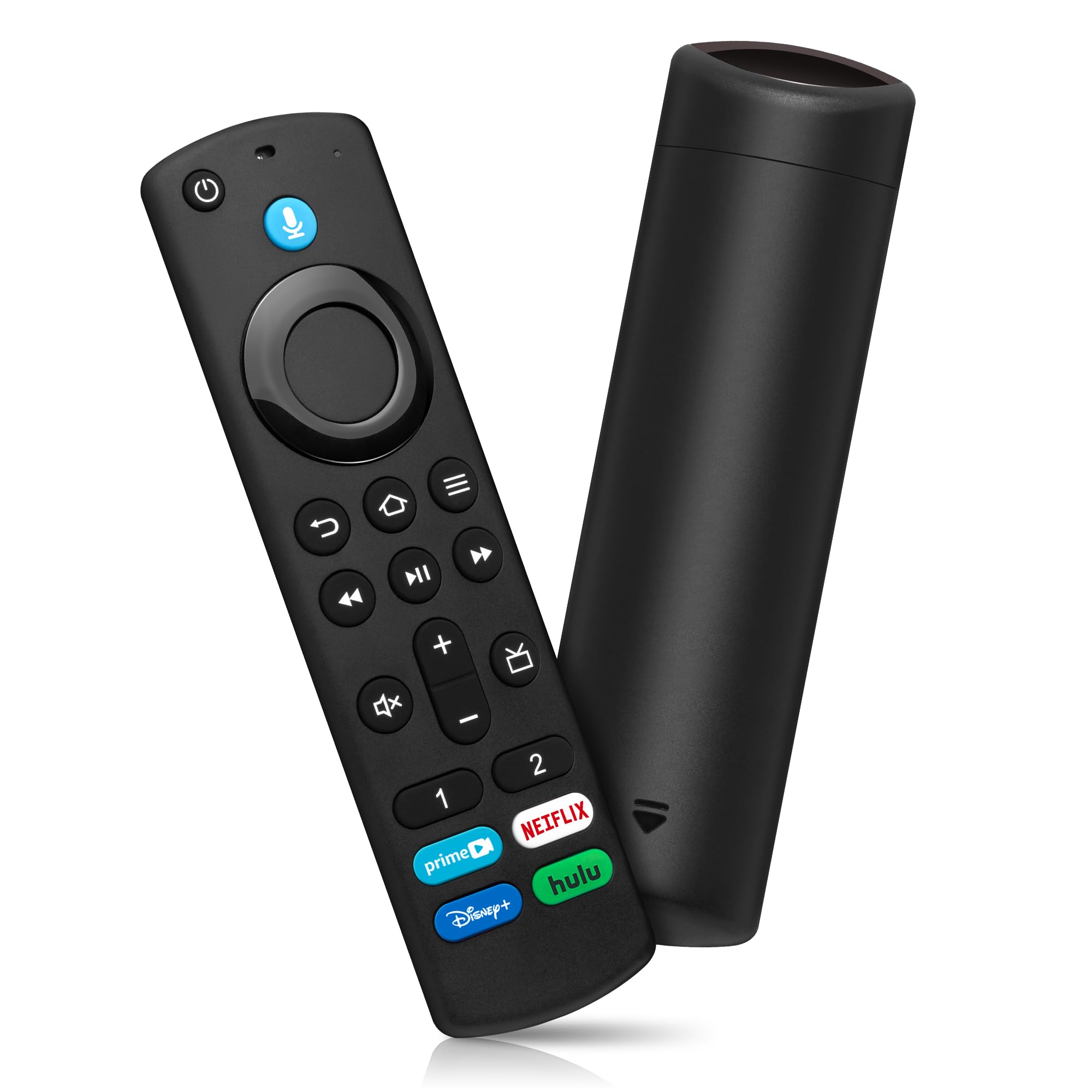 Replacement Remote with Voice Control Compatible with All Fire Series Smart Fire