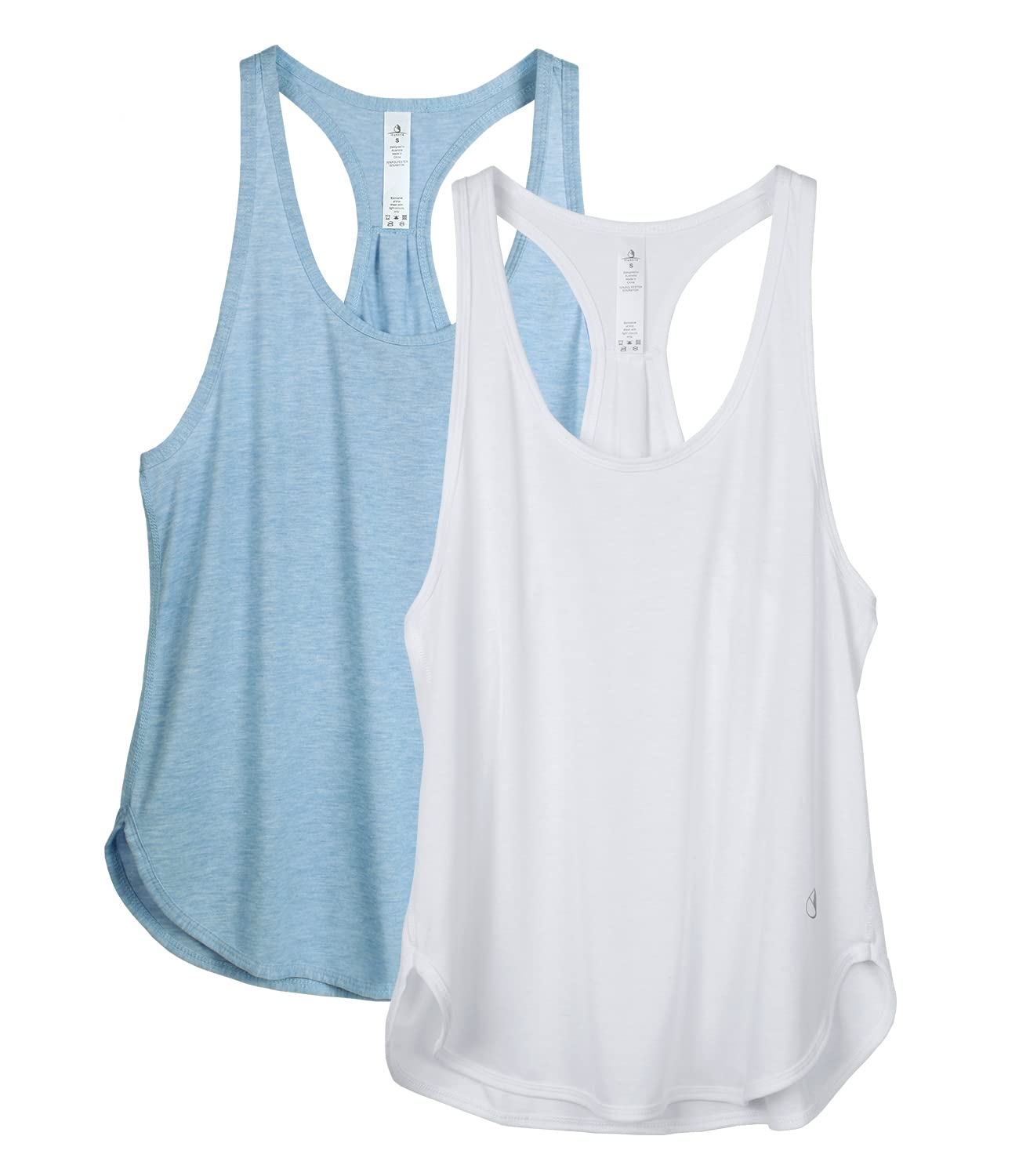 icyzone Women's Fitness Tank Top Racerback Sports Vest