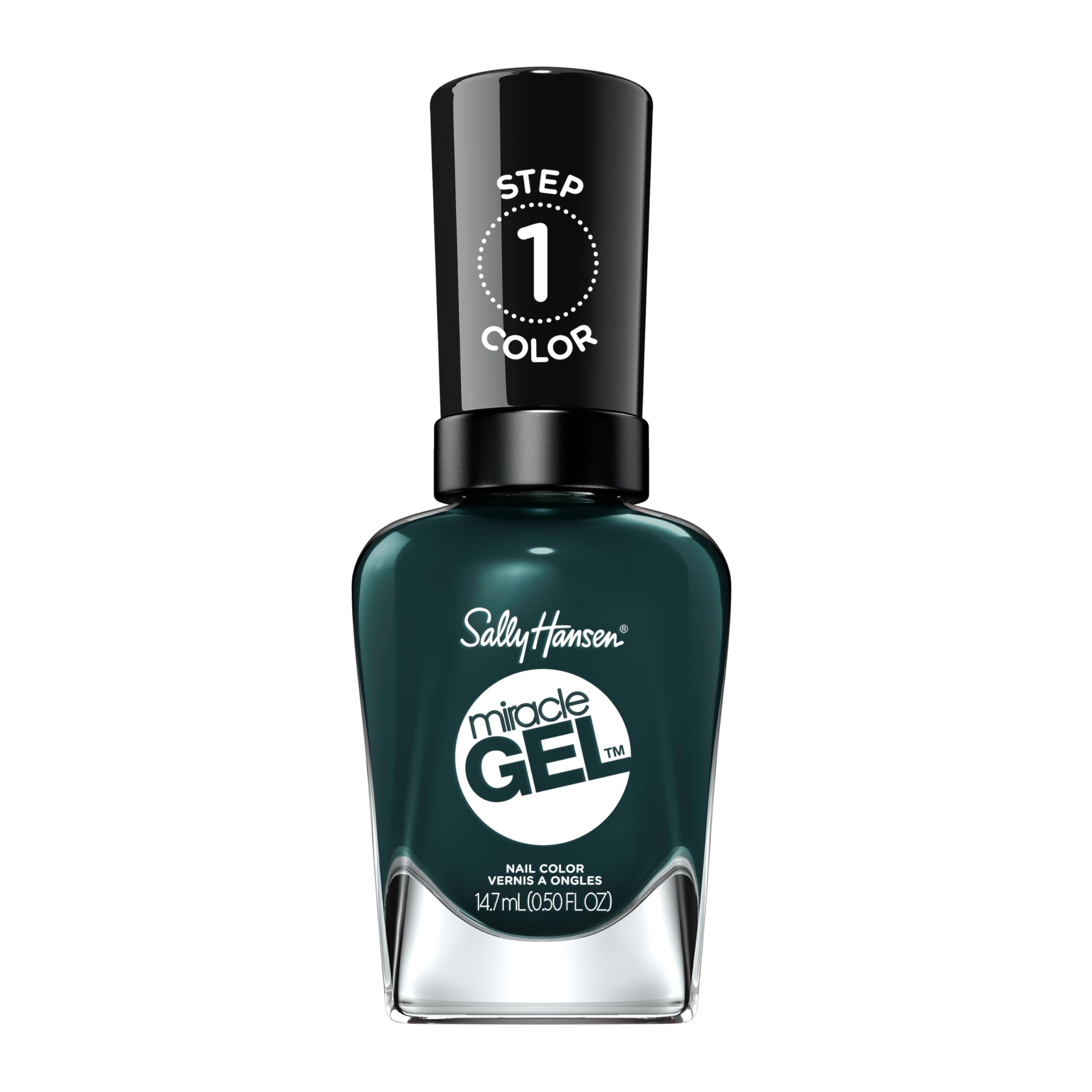 Sally Hansen Miracle Gel Salon Quality Nail Polish | Gel-Like Formula, Two-Step 