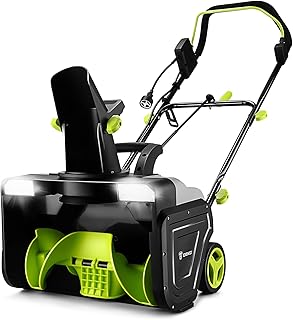Corded Snow Blower:15A Motor, 20-Inch Electric Snow Blower, Electric Snow Shovel with 25ft Throwing Distance, Dual LED Lights, 3300rpm Snow Thrower DEKOPRO (Renewed)