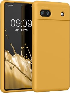 kwmobile Case Compatible with Google Pixel 6a Case – TPU and Silicone Anti-Shock Case – Suitable for Wireless Charging – Handle