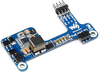 Power Over Ethernet POE HAT for Raspberry Pi 4B/3B+, IEEE 802.3af-compliant, Mini POE HAT Support Connecting Cooling Fan, Compatible with the Raspberry Pi Official Case