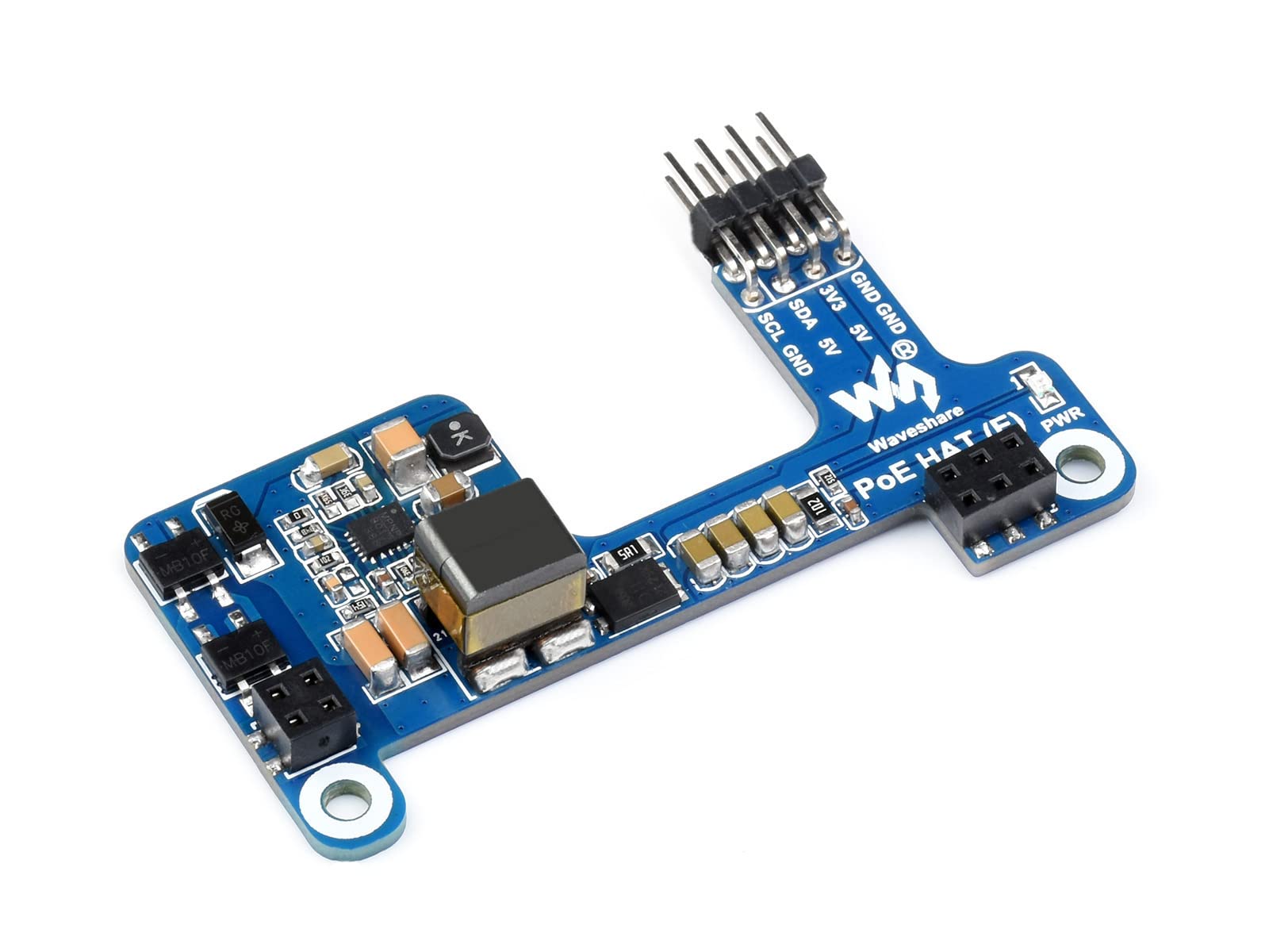 Power Over Ethernet POE HAT for Raspberry Pi 4B/3B+, IEEE 802.3af-compliant, Min