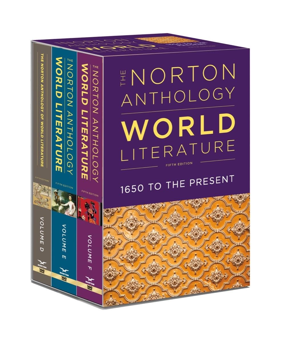 The Norton Anthology of World Literature: Post-1650 (Volumes D)