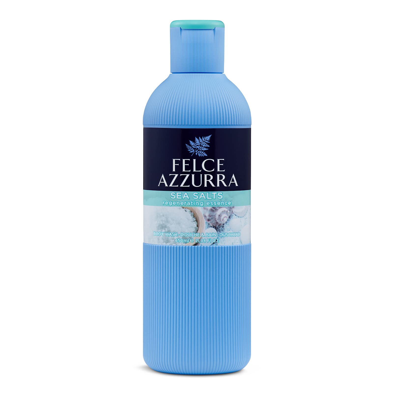 FELCE AZZURRA Sea Salt Bath 650 ml | Sea Salt Body Wash, gentle cleansing for so