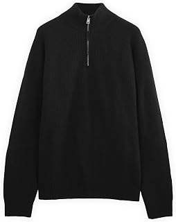 Diana Studio Half Zip Nero Sweater for Men