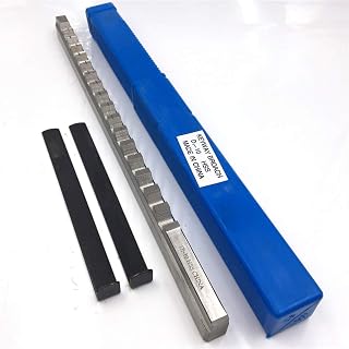 10mm Keyway Broach D Push Type Metric Size HSS Keyway Broaches & Shim CNC Machine Cutting Tool (10mm D)
