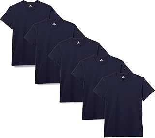 Lower East Herren-T-Shirt mit kurzem Ärmel aus Baumwolle,Rundhalsausschnitt