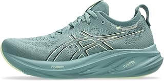 Asics Gel-Nimbus 26 Men's Running Shoes, French Blue/Electric Lime, 44.5 EU