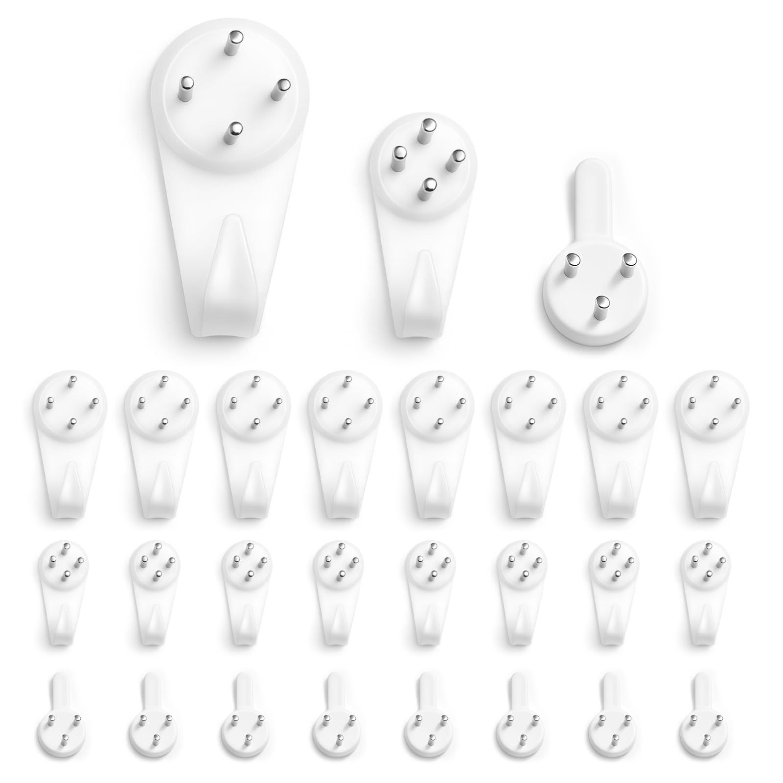 YISCOKO Picture Hooks Non-Trace Wall Hooks, Picture Hanging Hooks, Frame Hanger 