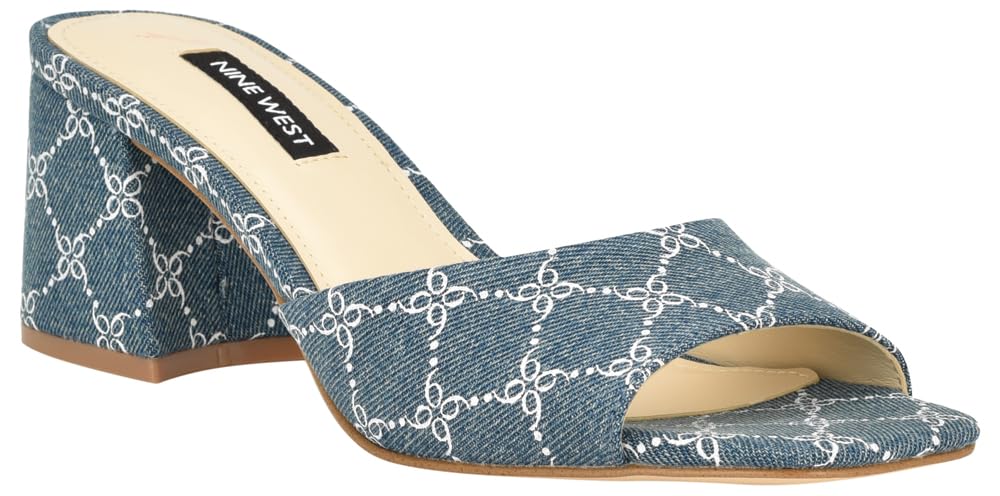 NINE WEST Women's Gagen Heel Sandal
