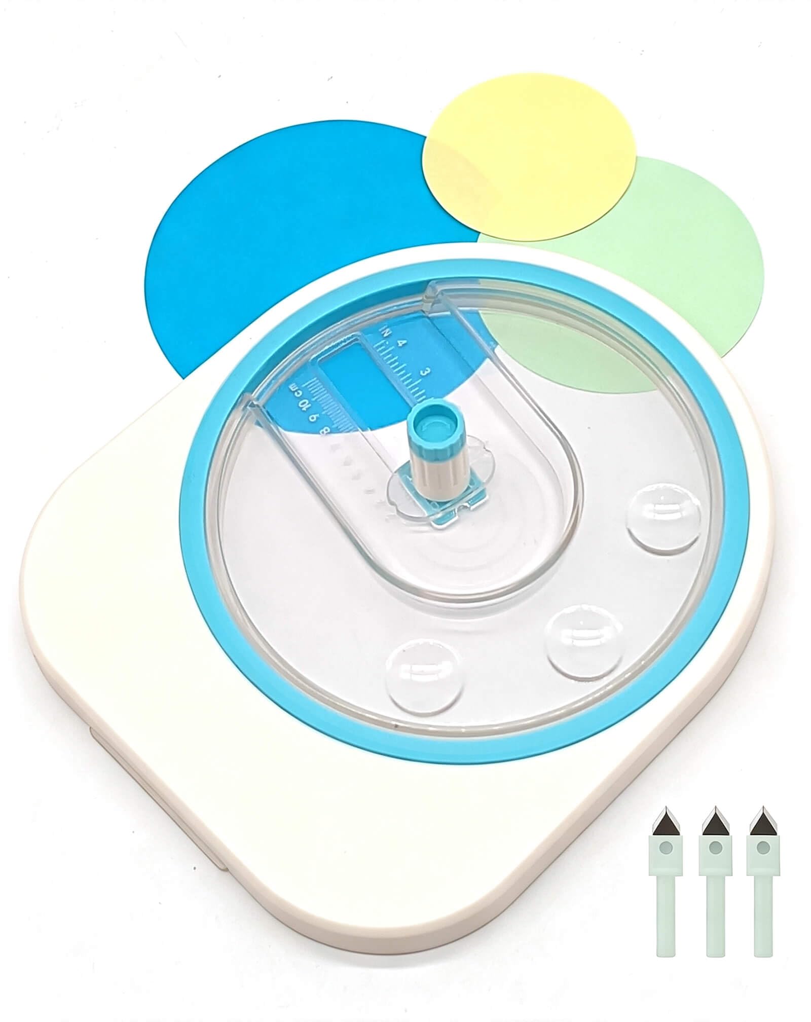 Oythiem Upgraded Rotary Circle Cutter for Paper Crafts, Cuts 1"-4" Cir