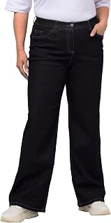 ULLA POPKEN Perfect Black Suit Slim Women's Jeans