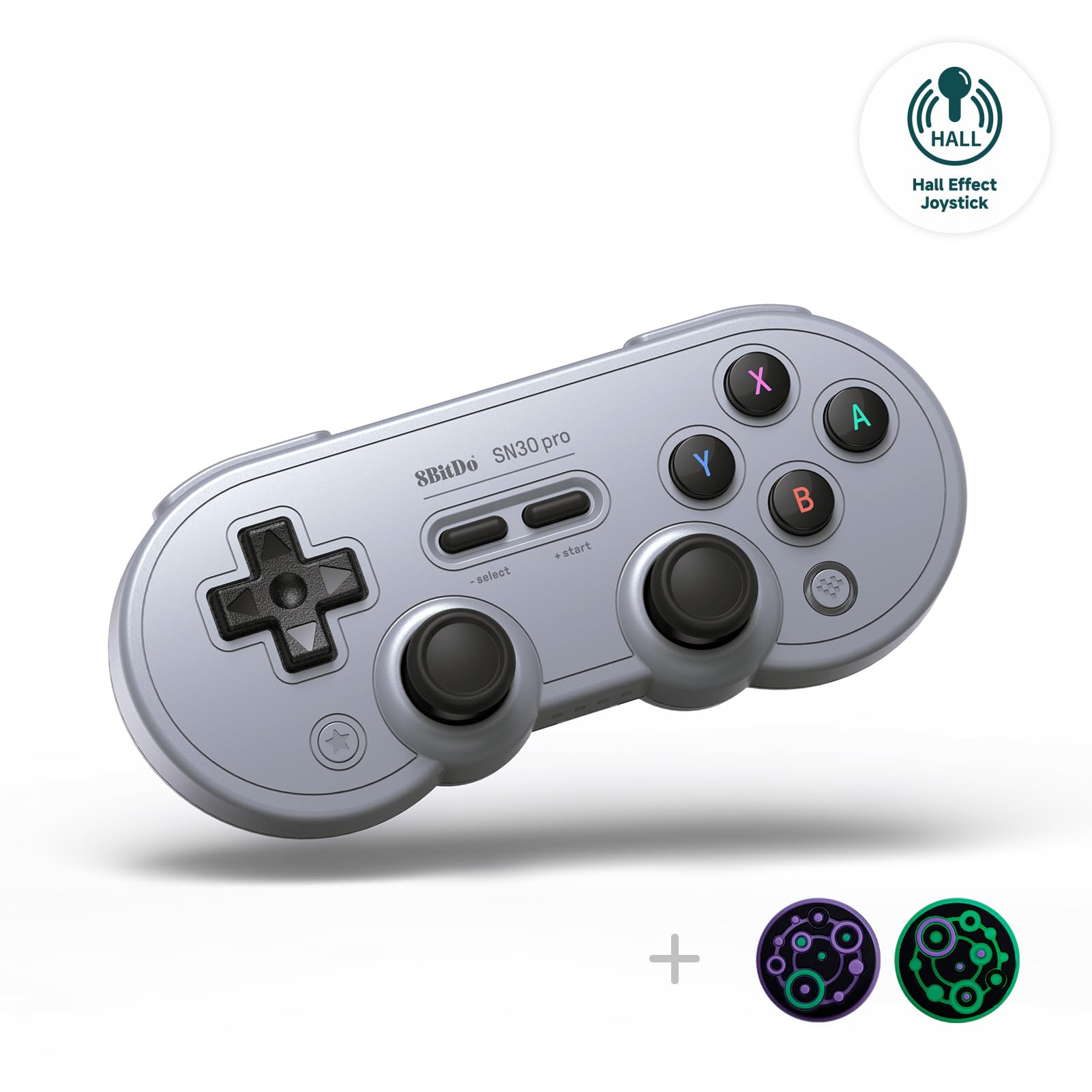 8Bitdo SN30 Pro Bluetooth Wireless Gamepad Retro Controller - Gray
