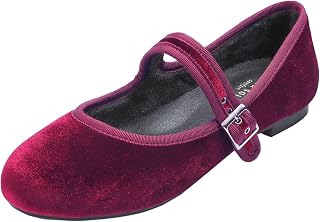 Feversole Women's Soft Cushion Extra Padded Mary Jane Classic Flat Shoes for Women Elegant Pumps Mary Jane with Soft Buckle Ballet Dance Shoes for Women