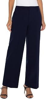 Liverpool Womens Kelsey Wide Leg Trouser Ponte PantDress Pants