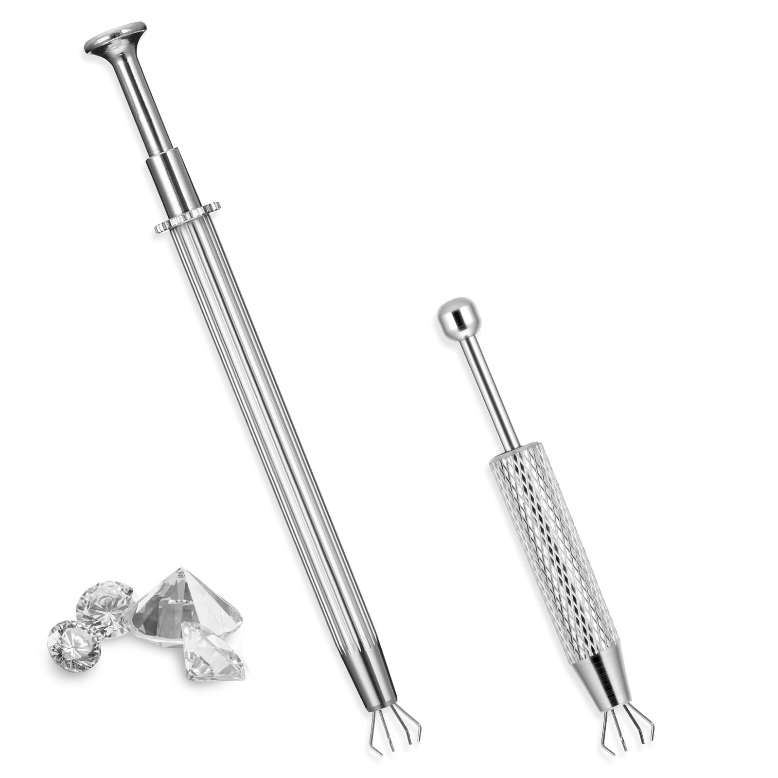 JJUNW 2Pcs Piercing Ball Grabber Tool, Sugar Bead Sprinkle Pen, Piercing Holder 