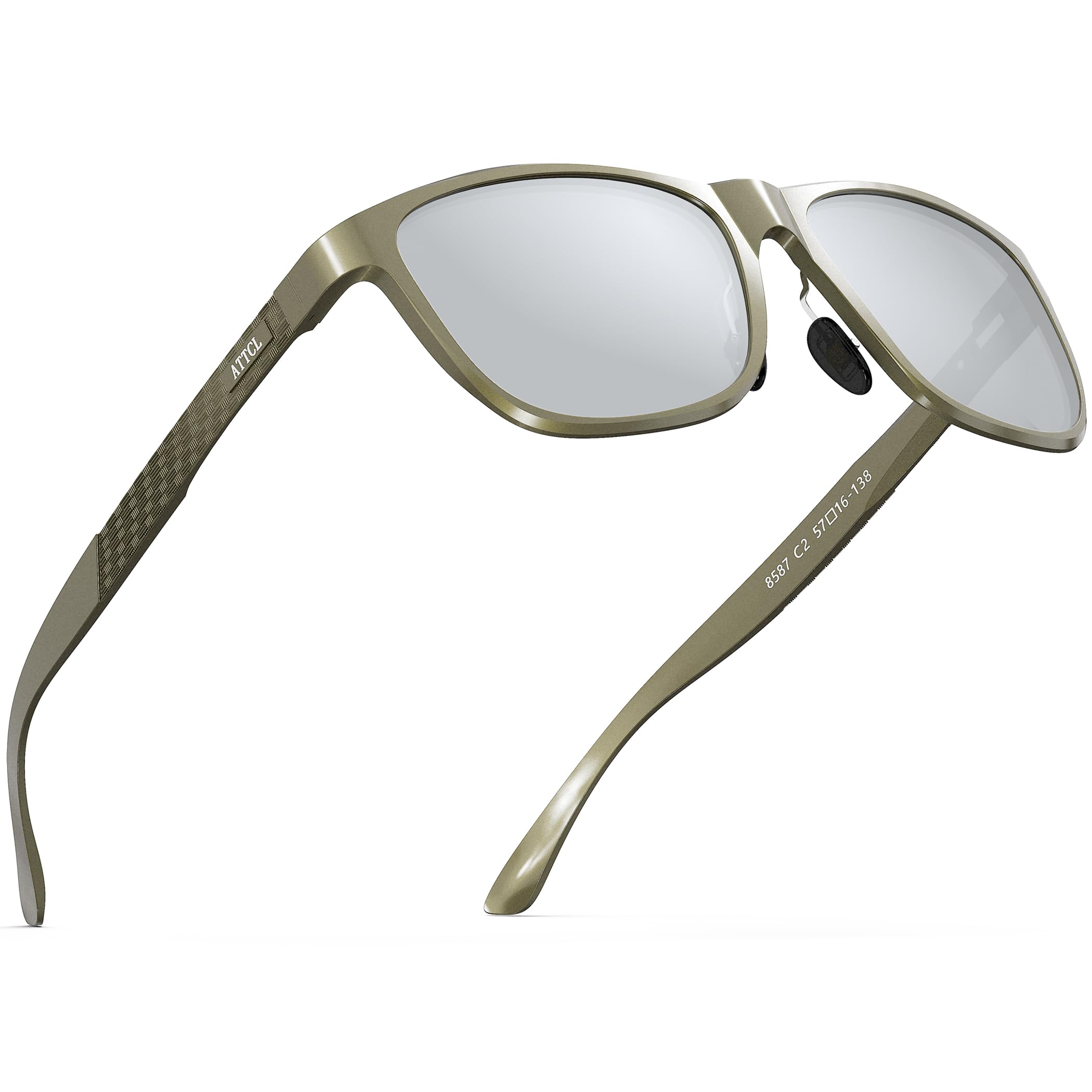 ATTCL Sonnenbrille Herren Polarisiert UV400 AL-MG Verspiegelt Autofahren