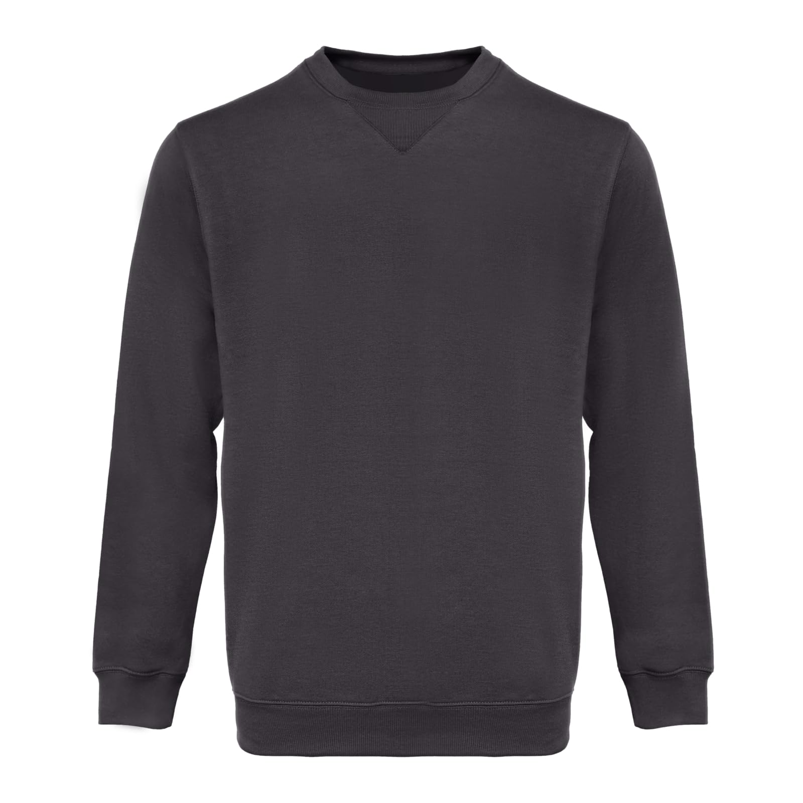 WORK IDEA Men's Crewneck Sweatshirt Workwear Basic Work Sweater